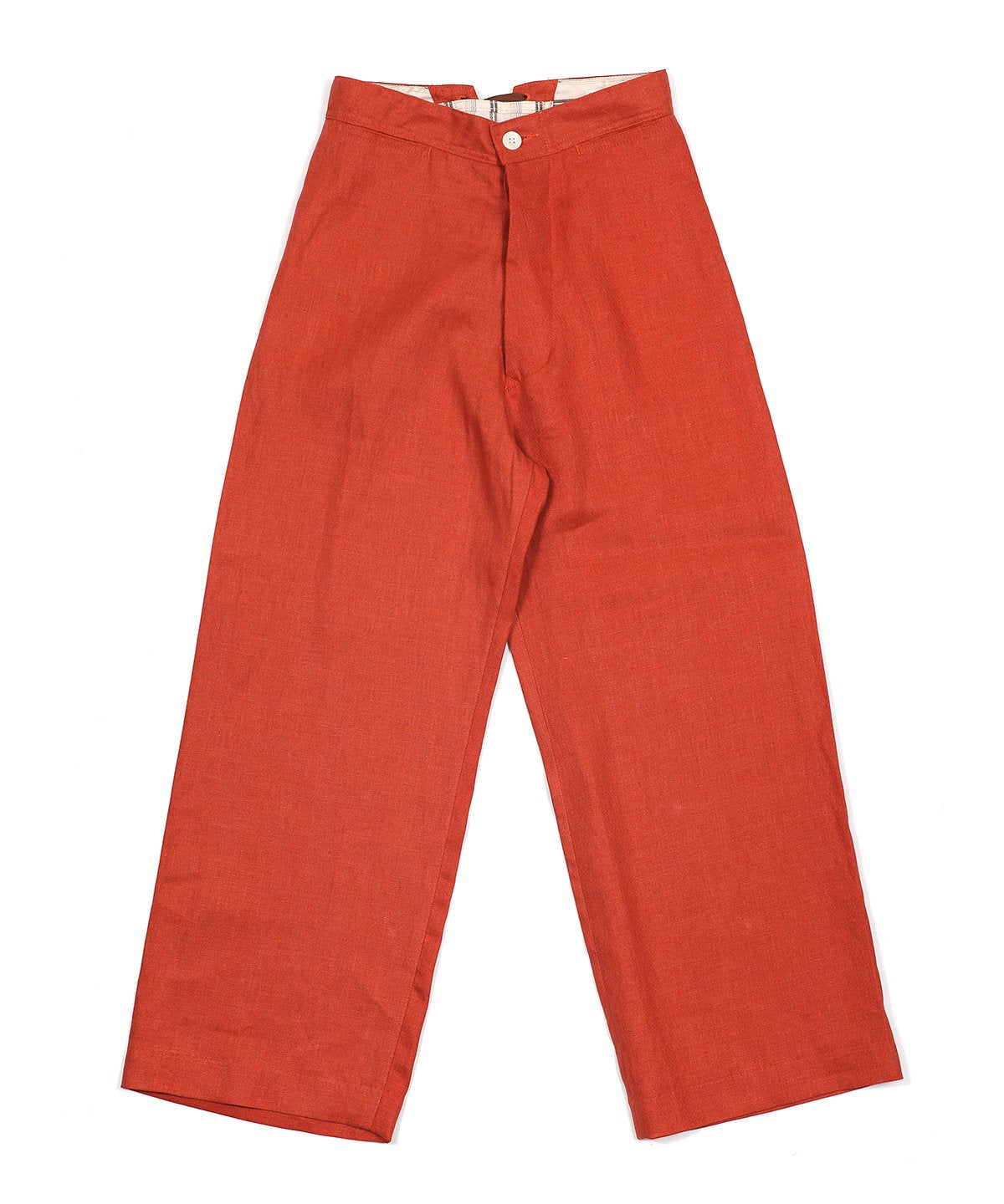 LINEN TWILL MARINE TROUSER