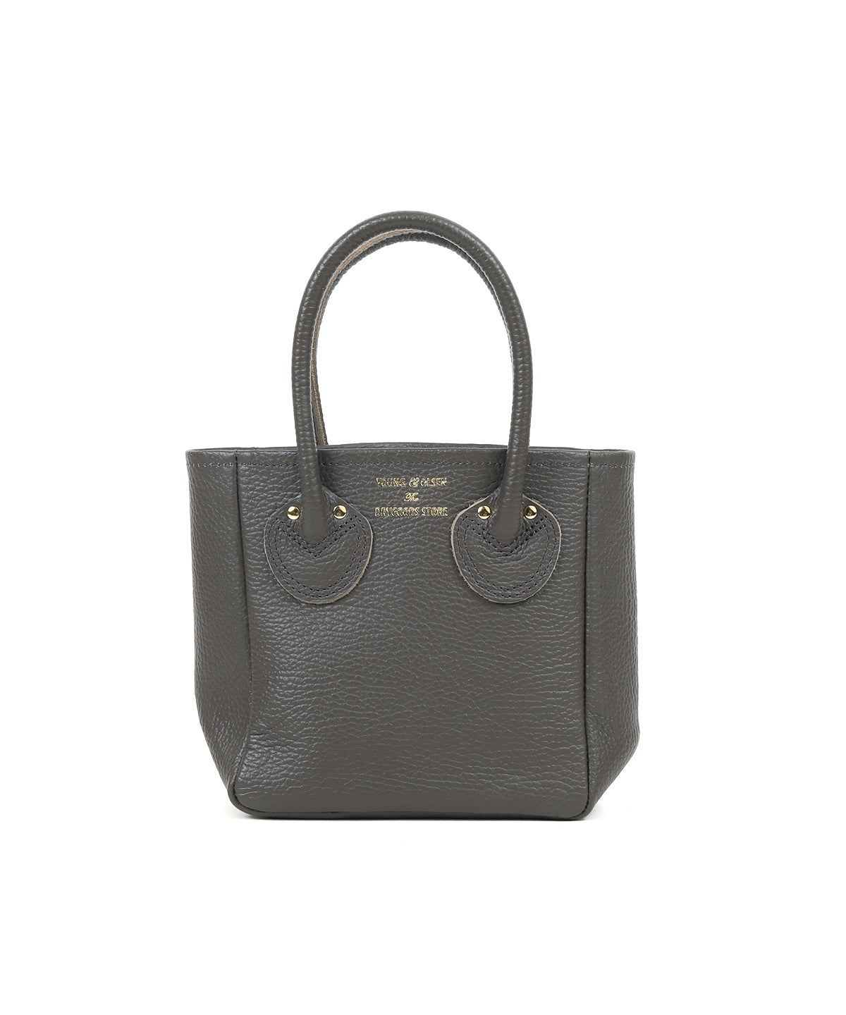 EMBOSSED LEATHER TOTE XS