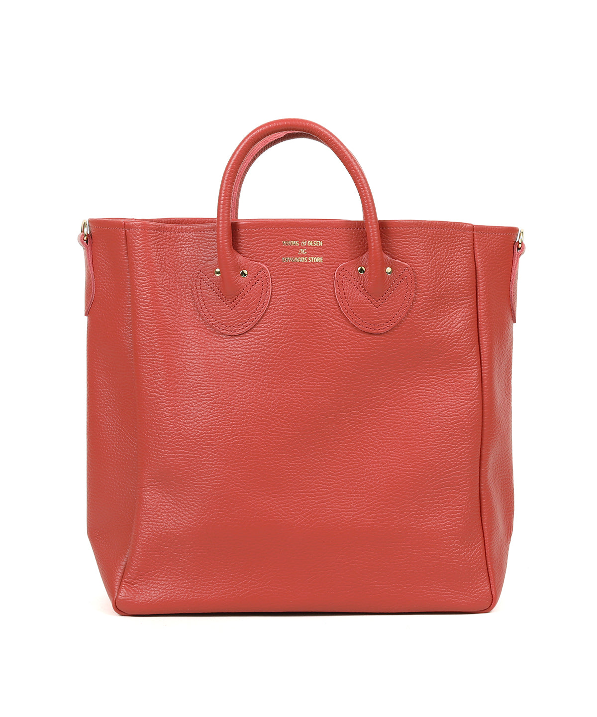 YOUNG & OLSEN The DRYGOODS STORE】/EMBOSSED LEATHER D TOTE M サイズ-