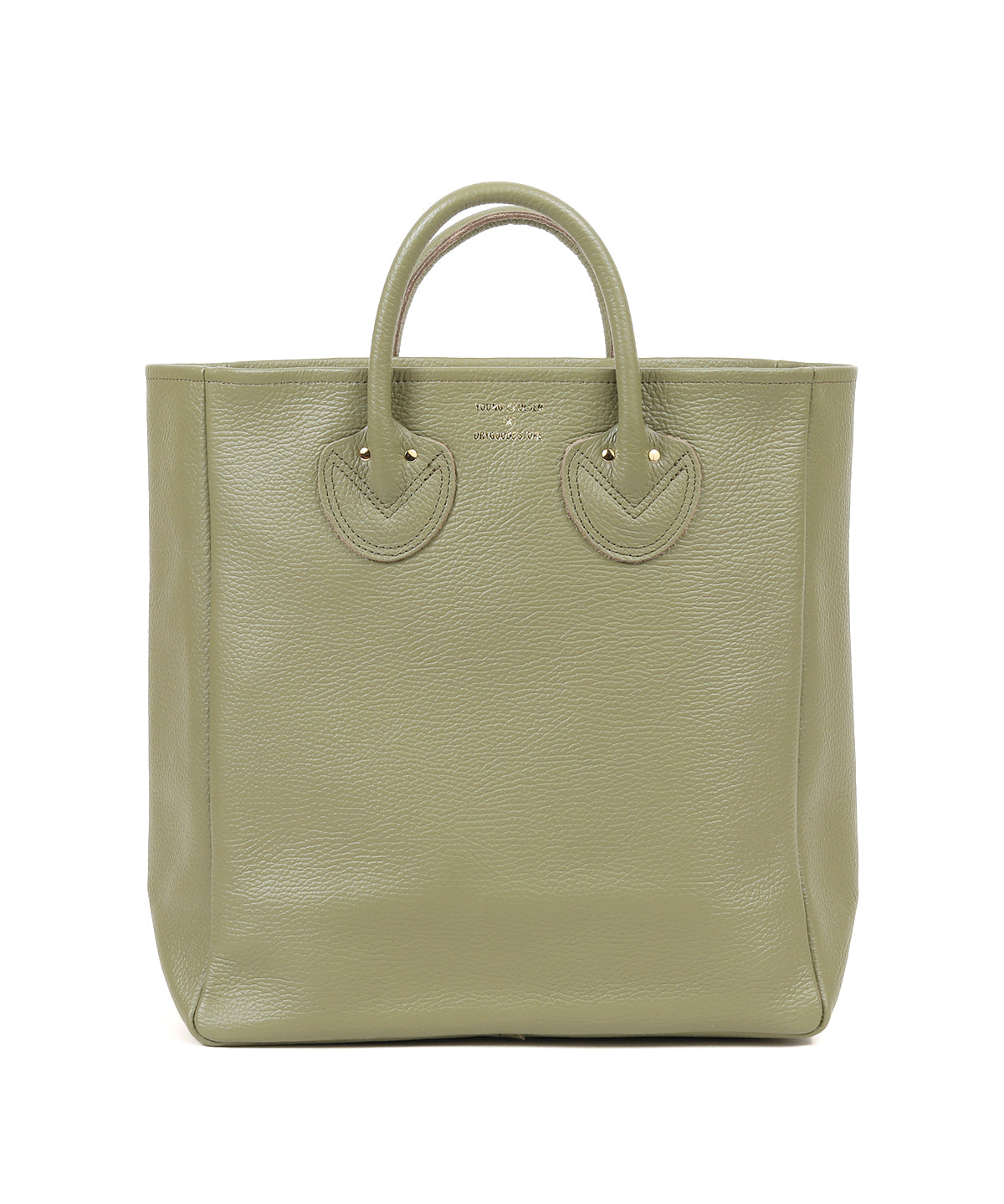 YOUNG&OLSEN  EMBOSSED LEATHER TOTE M2