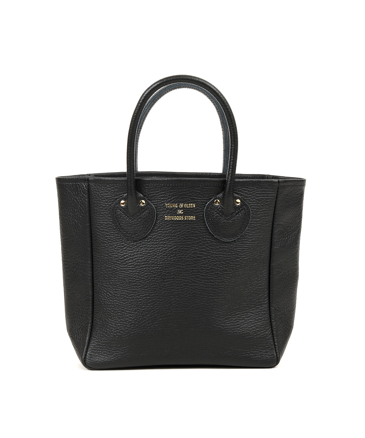 YOUNG & OLSEN/ヤングアンドオルセン EMBOSSED LEATHER TOTE XS レザー