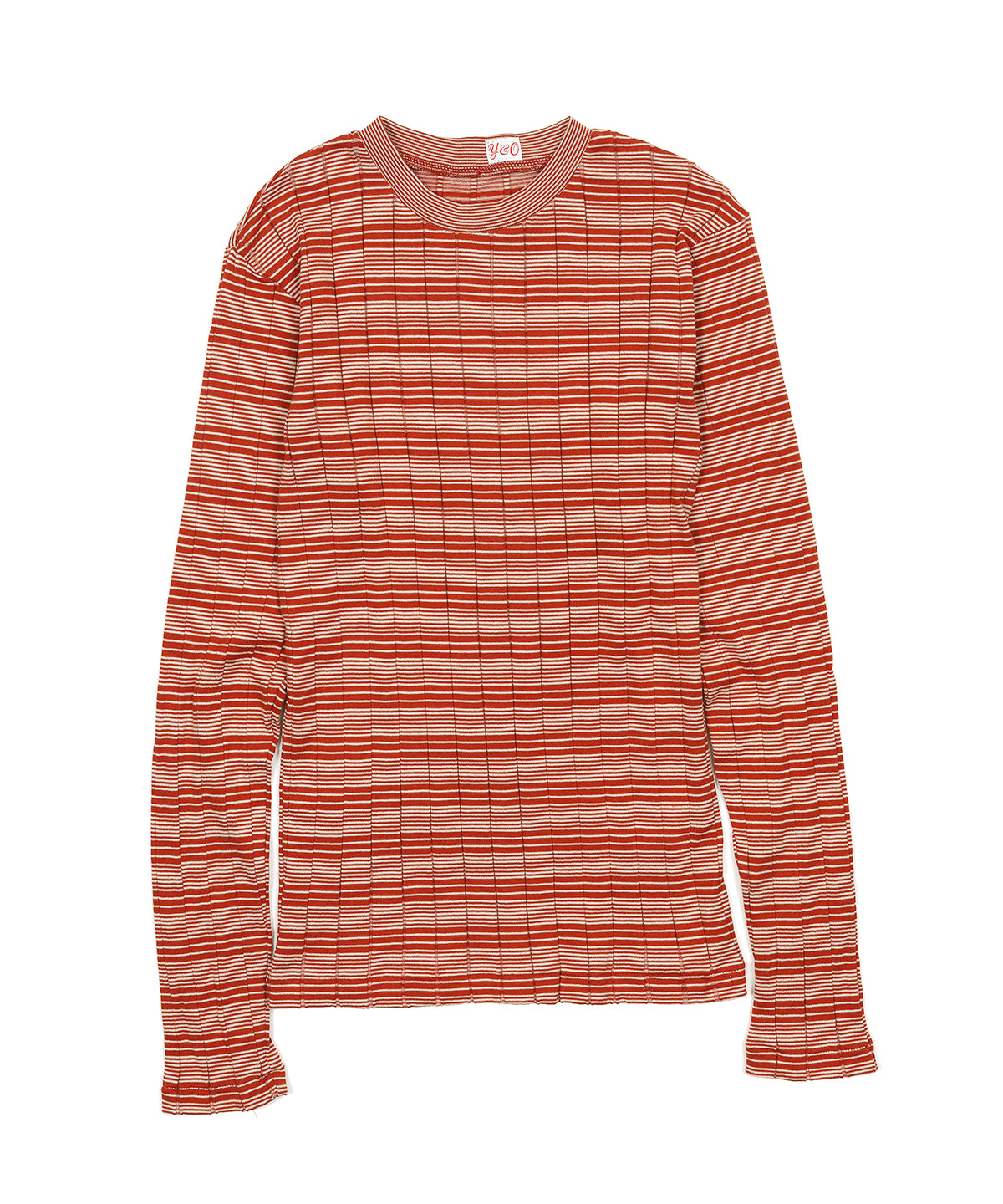 YOUNG & OLSEN The DRYGOODS STORE】/ BROAD RIB HI NECK LS-