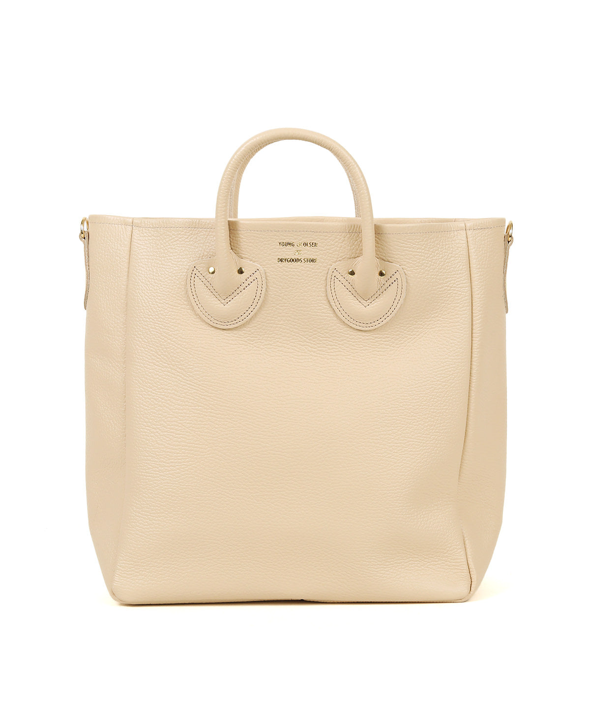 EMBOSSED LEATHER D TOTE Mバッグ