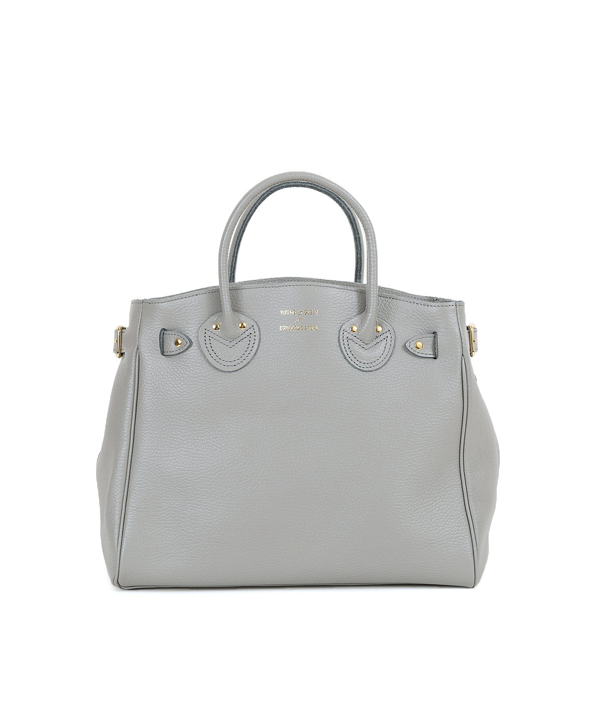 Young & Olsen
別注ミニトート　ストラップ付き ヤングアンドオルセン エンボスド レザー ジップ ボート バッグ M