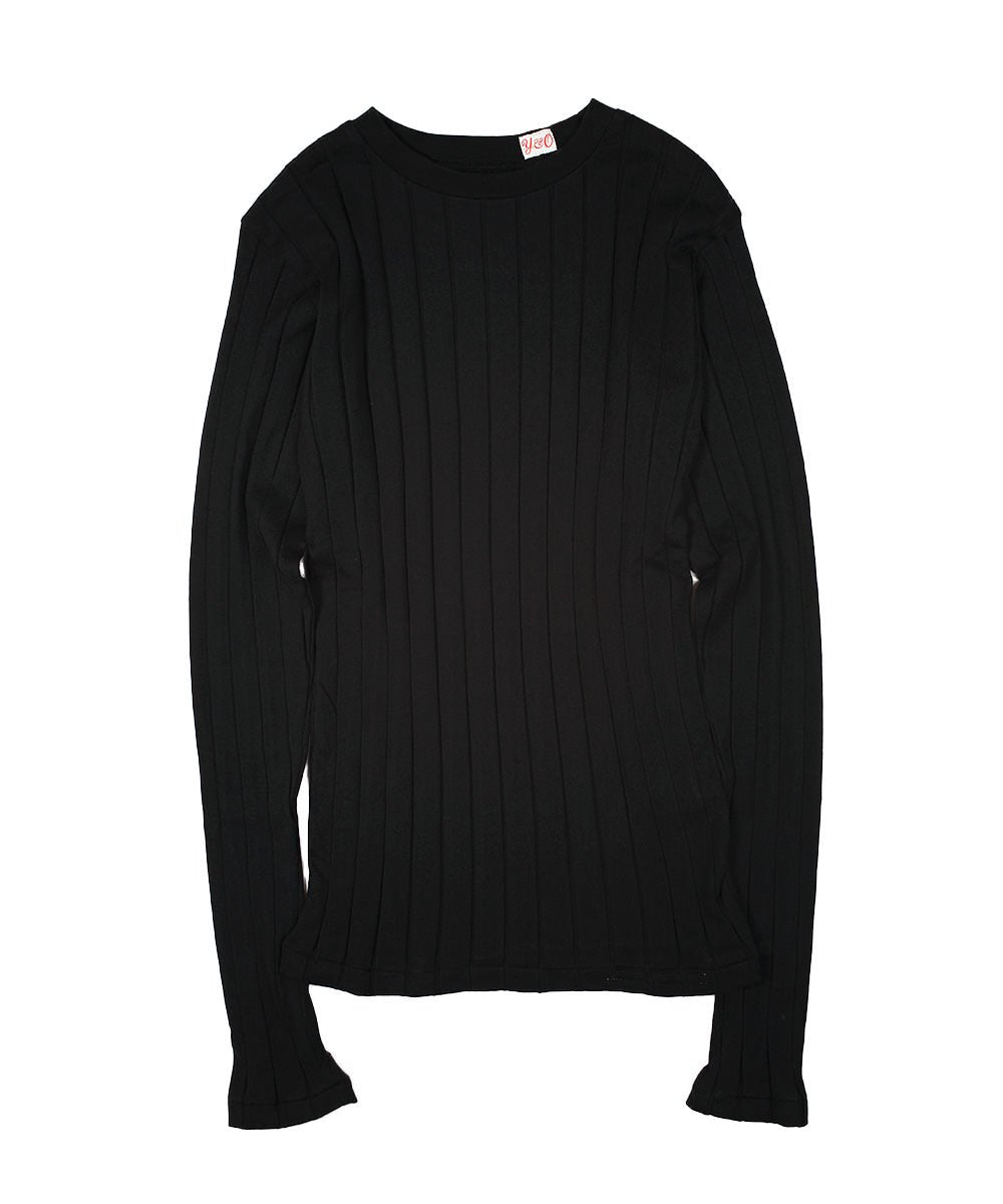 YOUNG & OLSEN The DRYGOODS STORE】/ BROAD RIB CREW NECK LS-