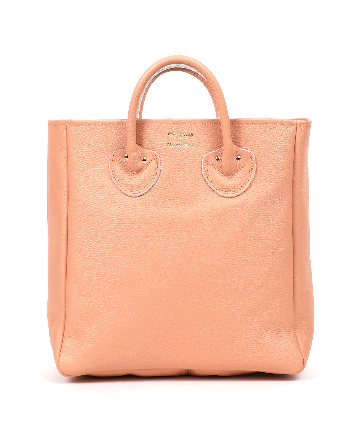 EMBOSSED LEATHER TOTE M