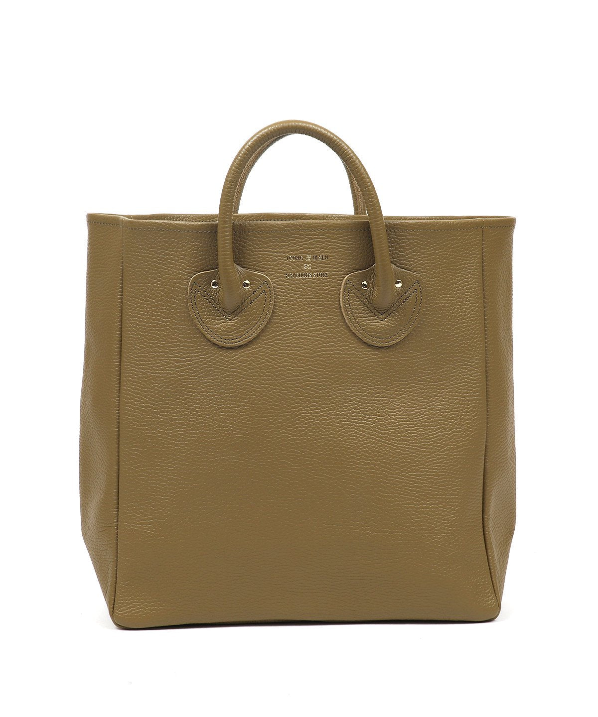 EMBOSSED LEATHER TOTE M