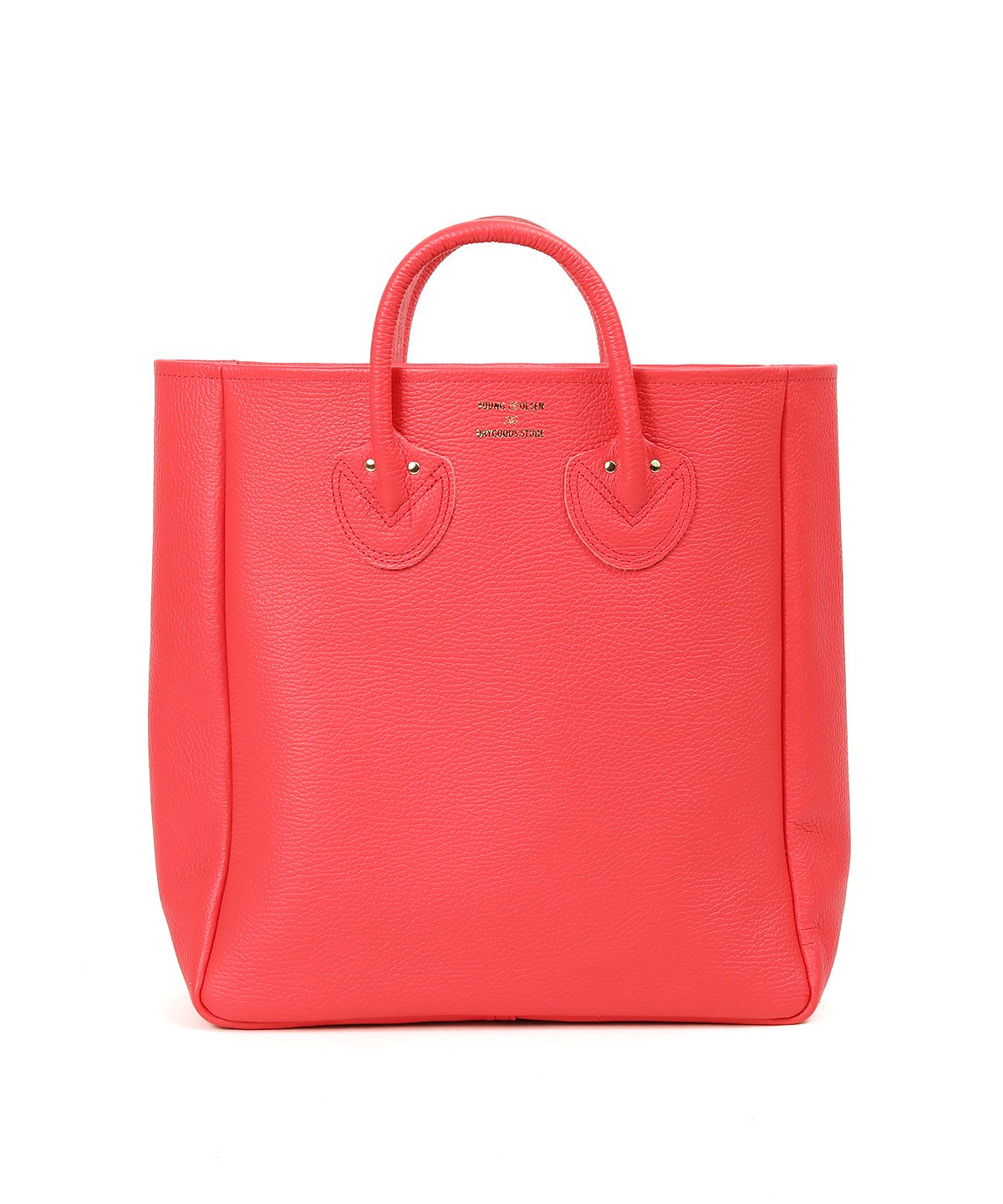 EMBOSSED LEATHER TOTE M