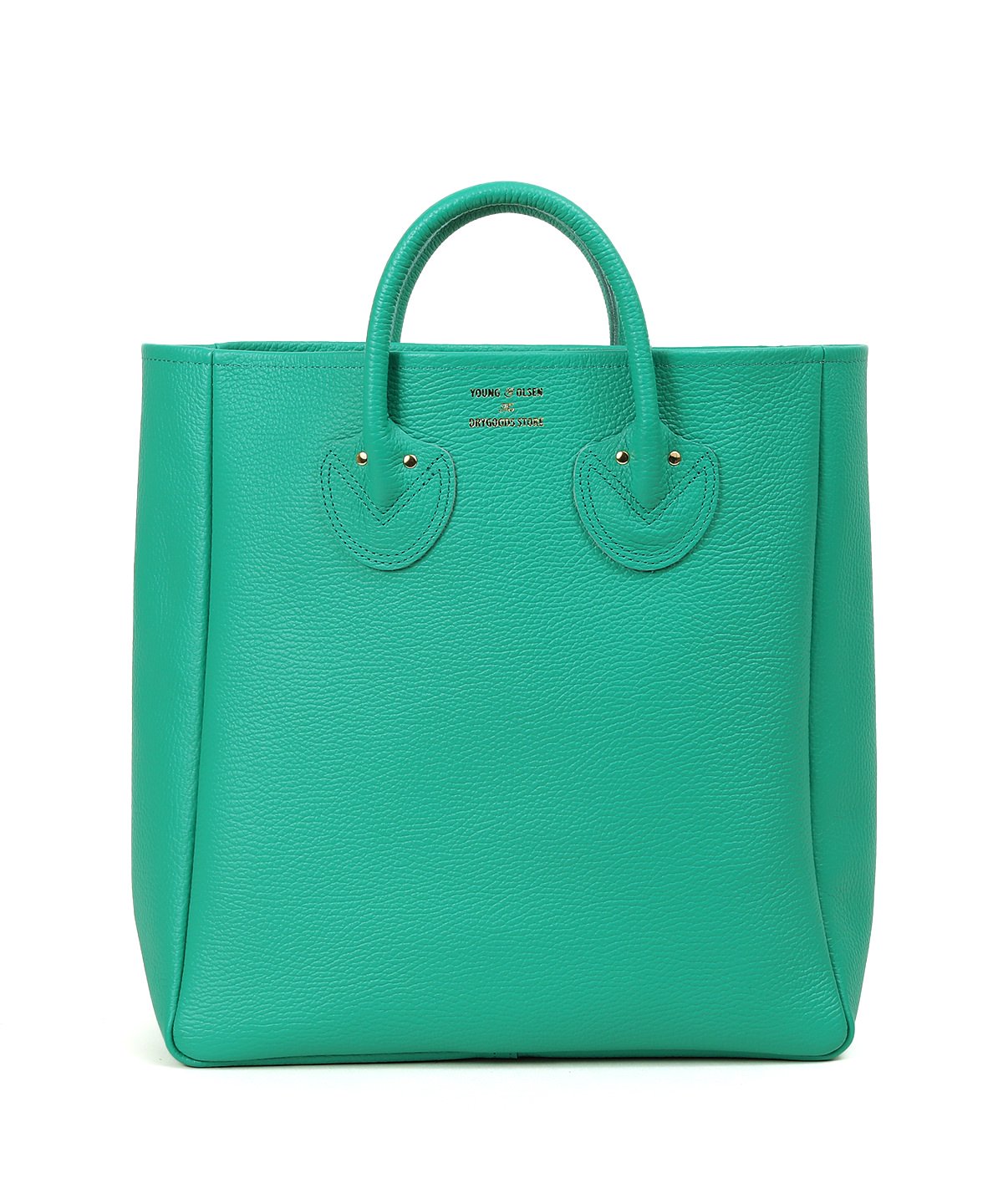 EMBOSSED LEATHER TOTE M