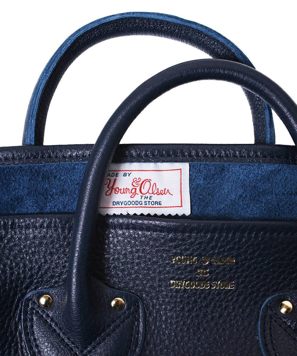 EMBOSSED LEATHER TOTE L