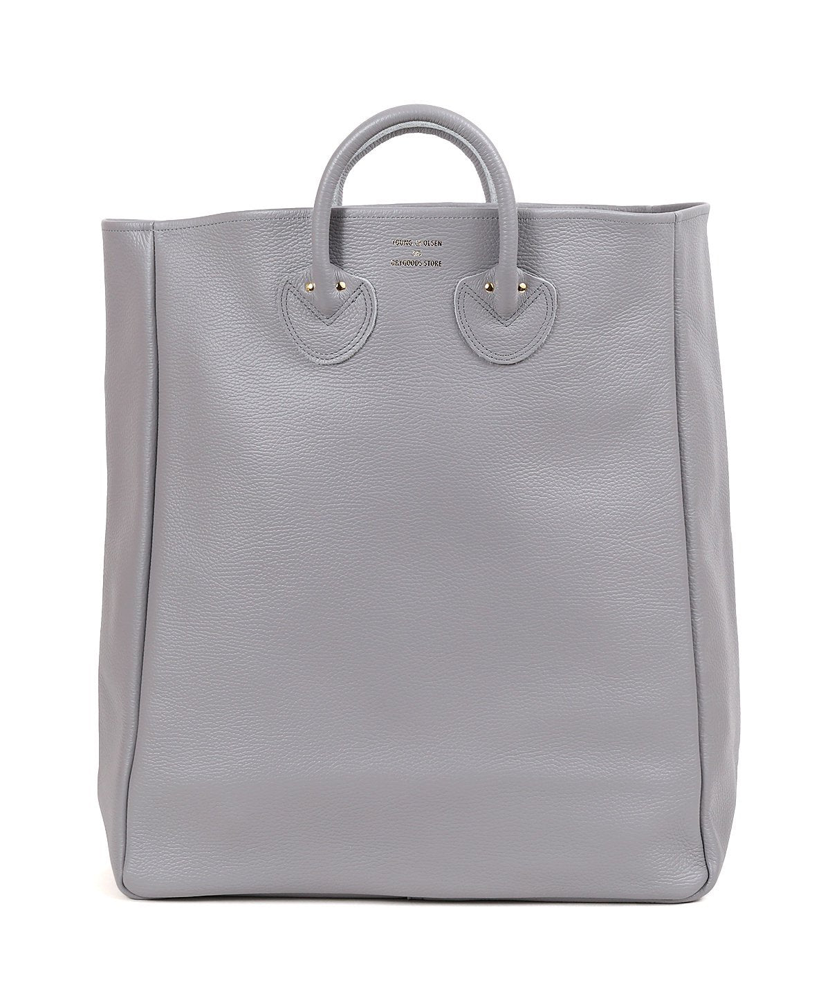 YOUNG & OLSEN TDS EMBOSSED LEATHER TOTE L - トートバッグ