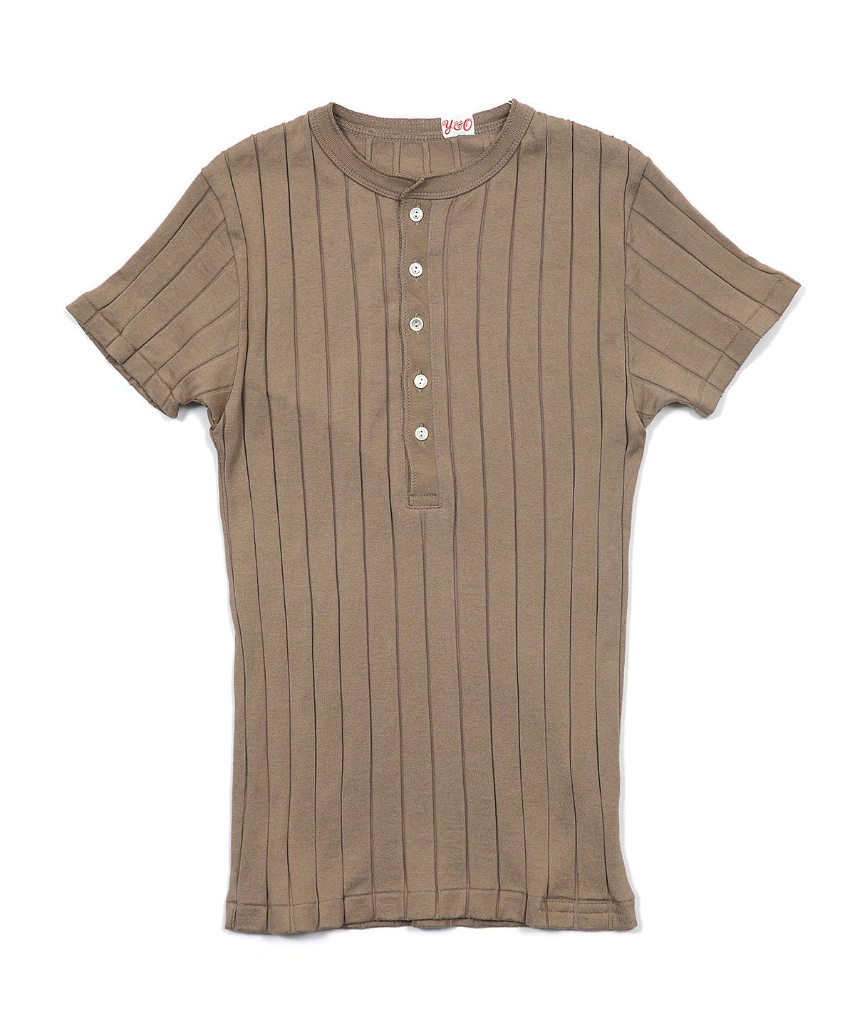 YOUNG & OLSEN The DRYGOODS STORE】/BROAD RIB HENLEY NECK-