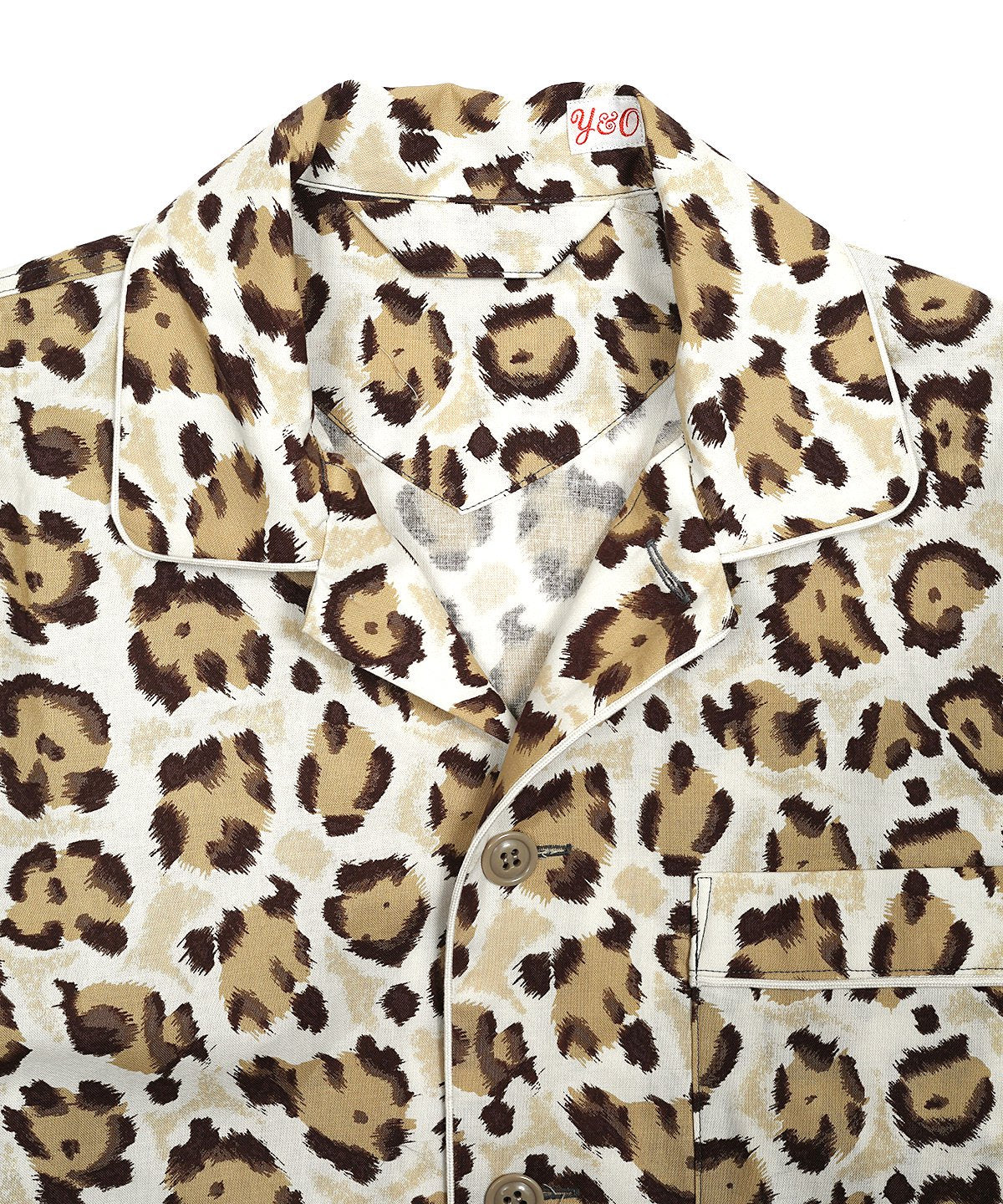 レオパード パジャマシャツ Leopard Pajama Shirt