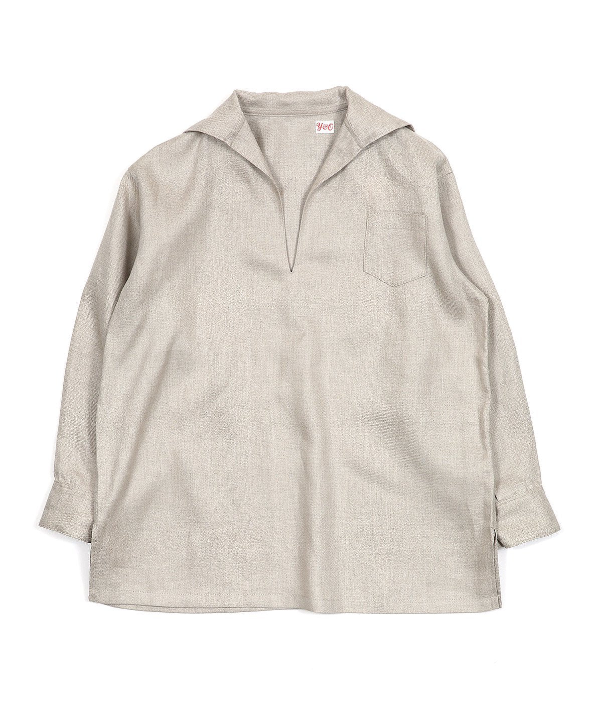 LINEN TWILL SAILOR SHIRT