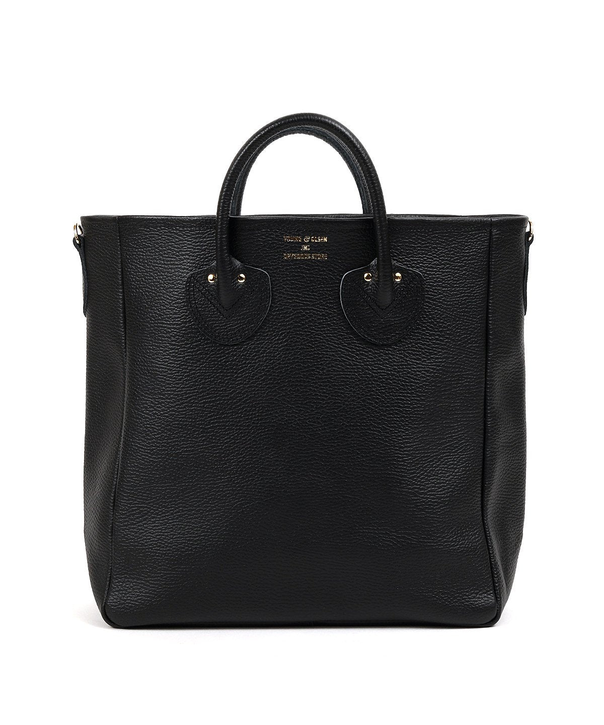 EMBOSSED LEATHER D TOTE M