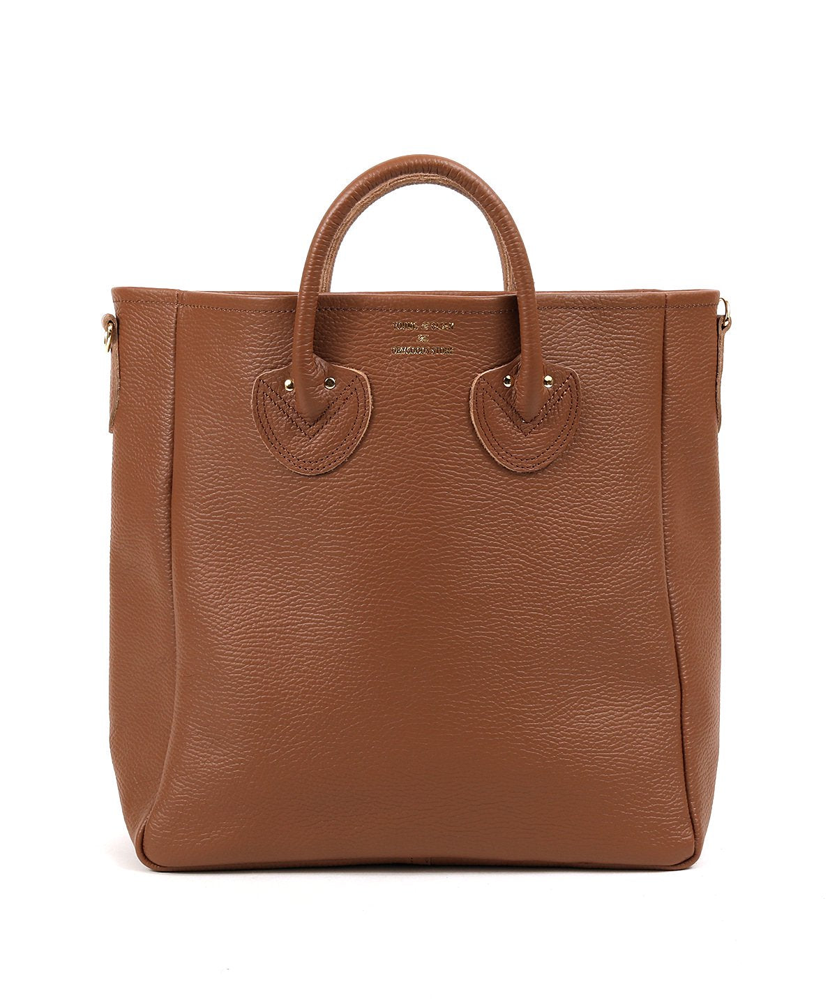 YOUNG & OLSEN】 EMBOSSED LEATHER TOTE M-