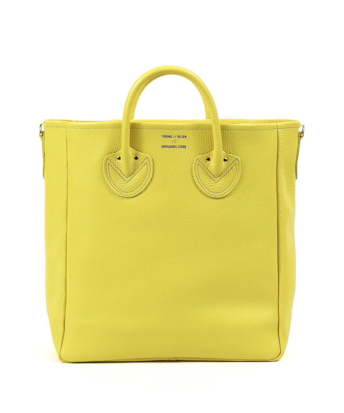 EMBOSSED LEATHER D TOTE M