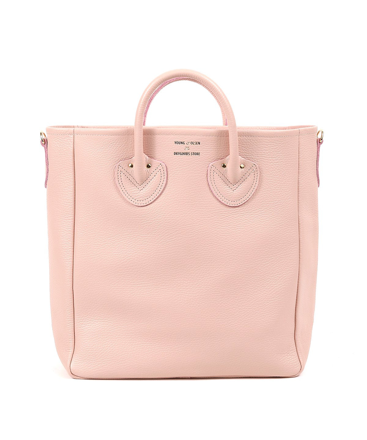 EMBOSSED LEATHER D TOTE M