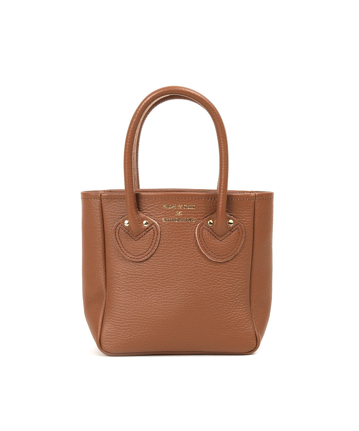 EMBOSSED LEATHER TOTE XS