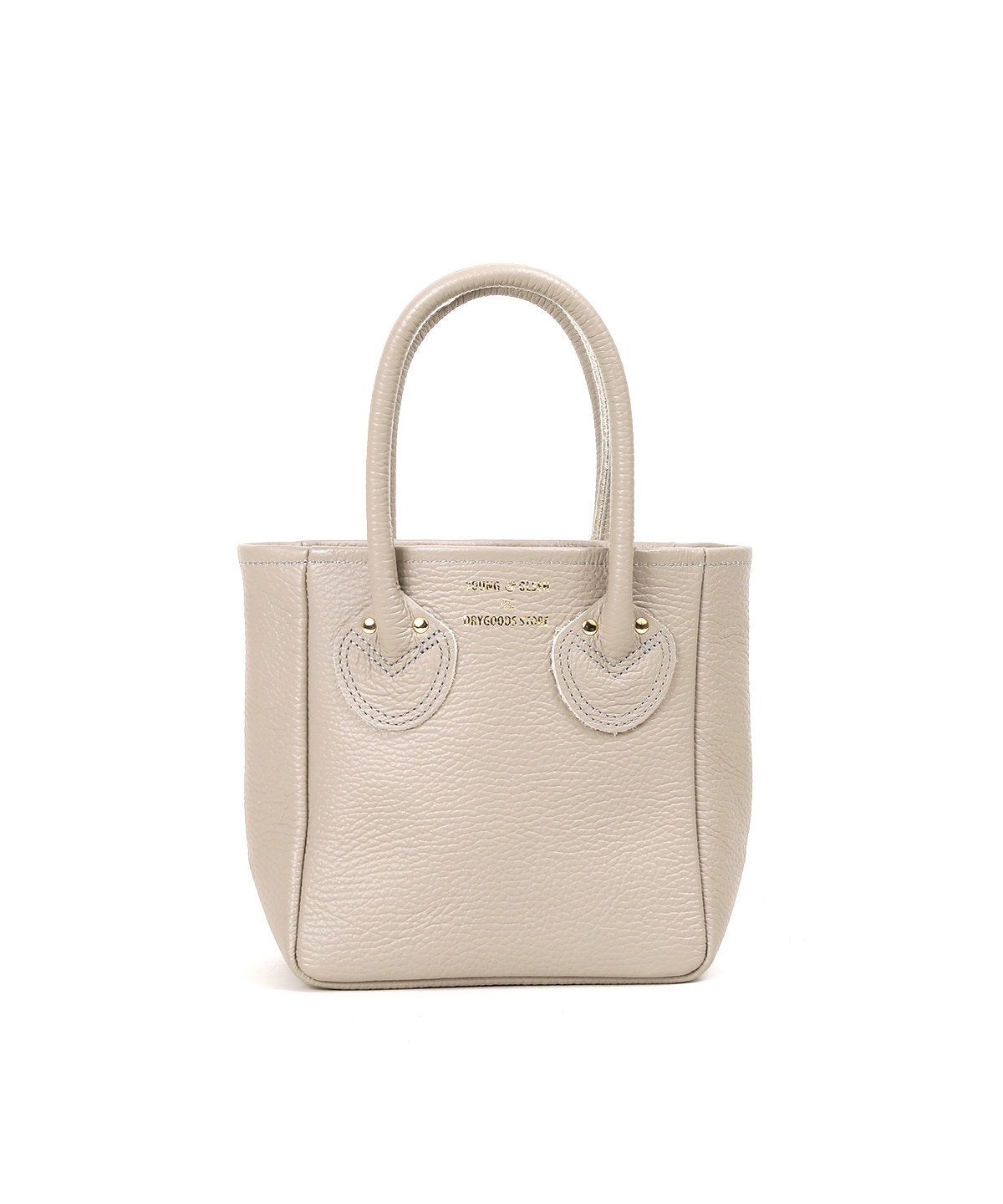 EMBOSSED LEATHER TOTE XS