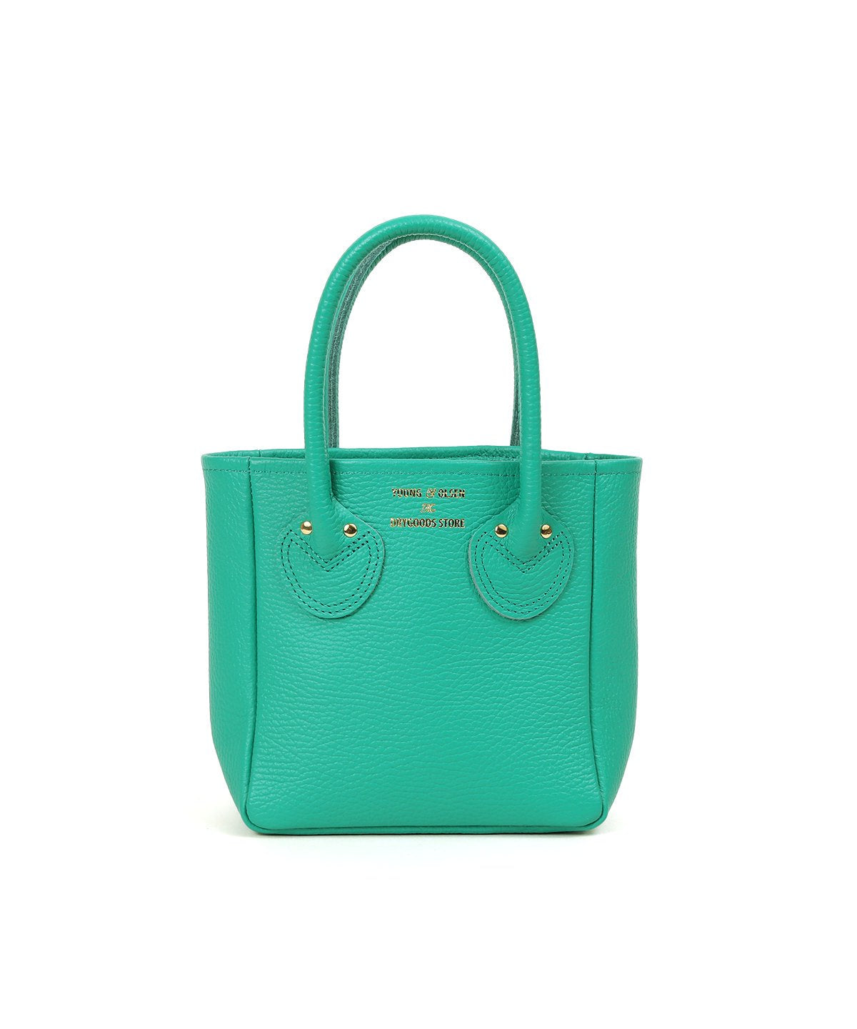 EMBOSSED LEATHER TOTE XS