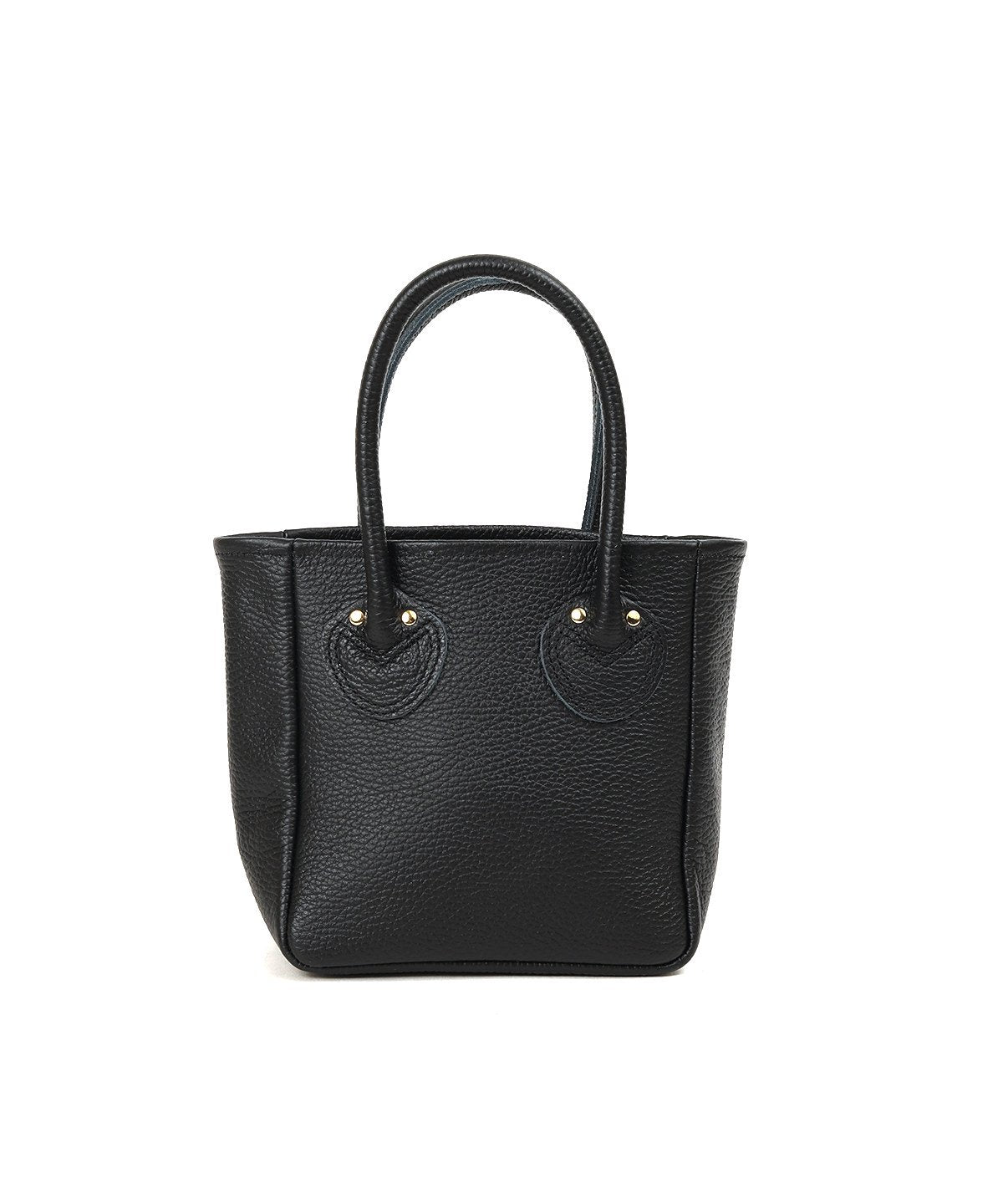 EMBOSSED LEATHER TOTE XS
