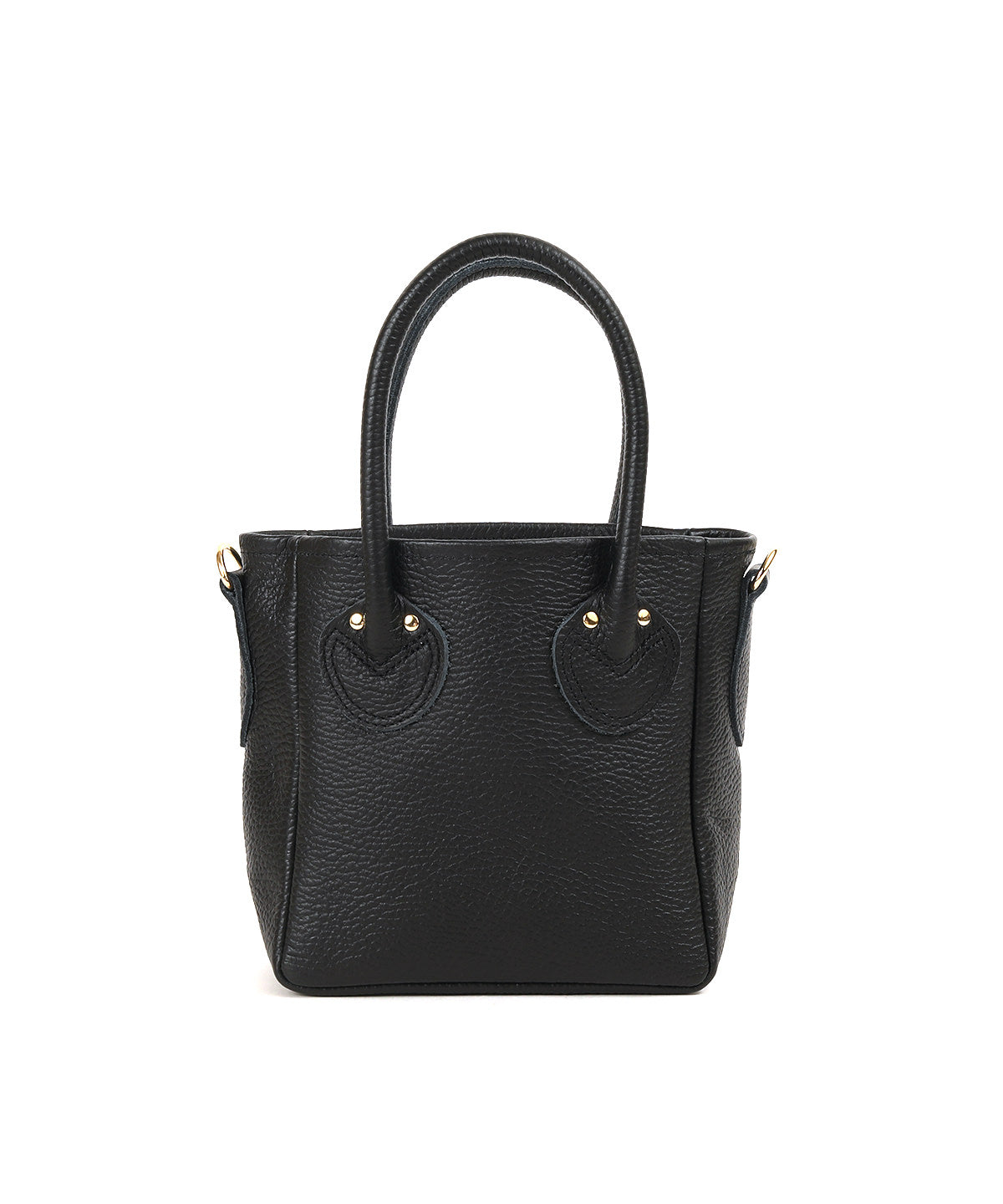 EMBOSSED LEATHER D TOTE XS