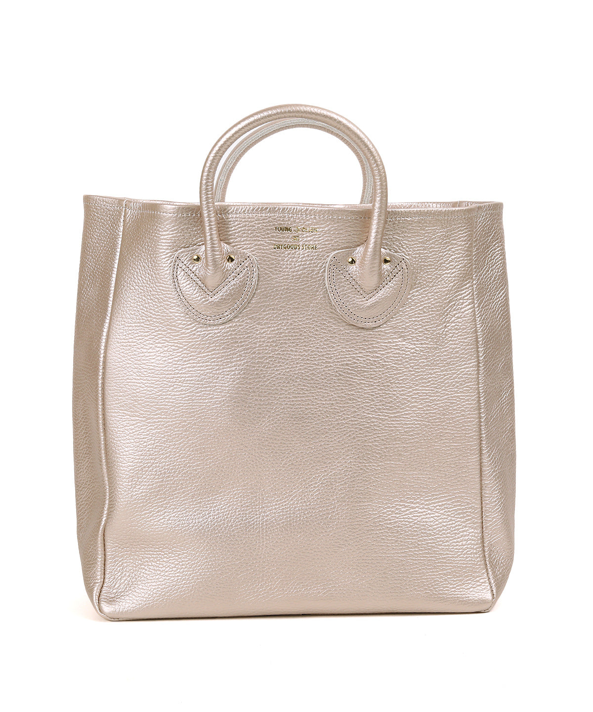 EMBOSSED LEATHER TOTE M