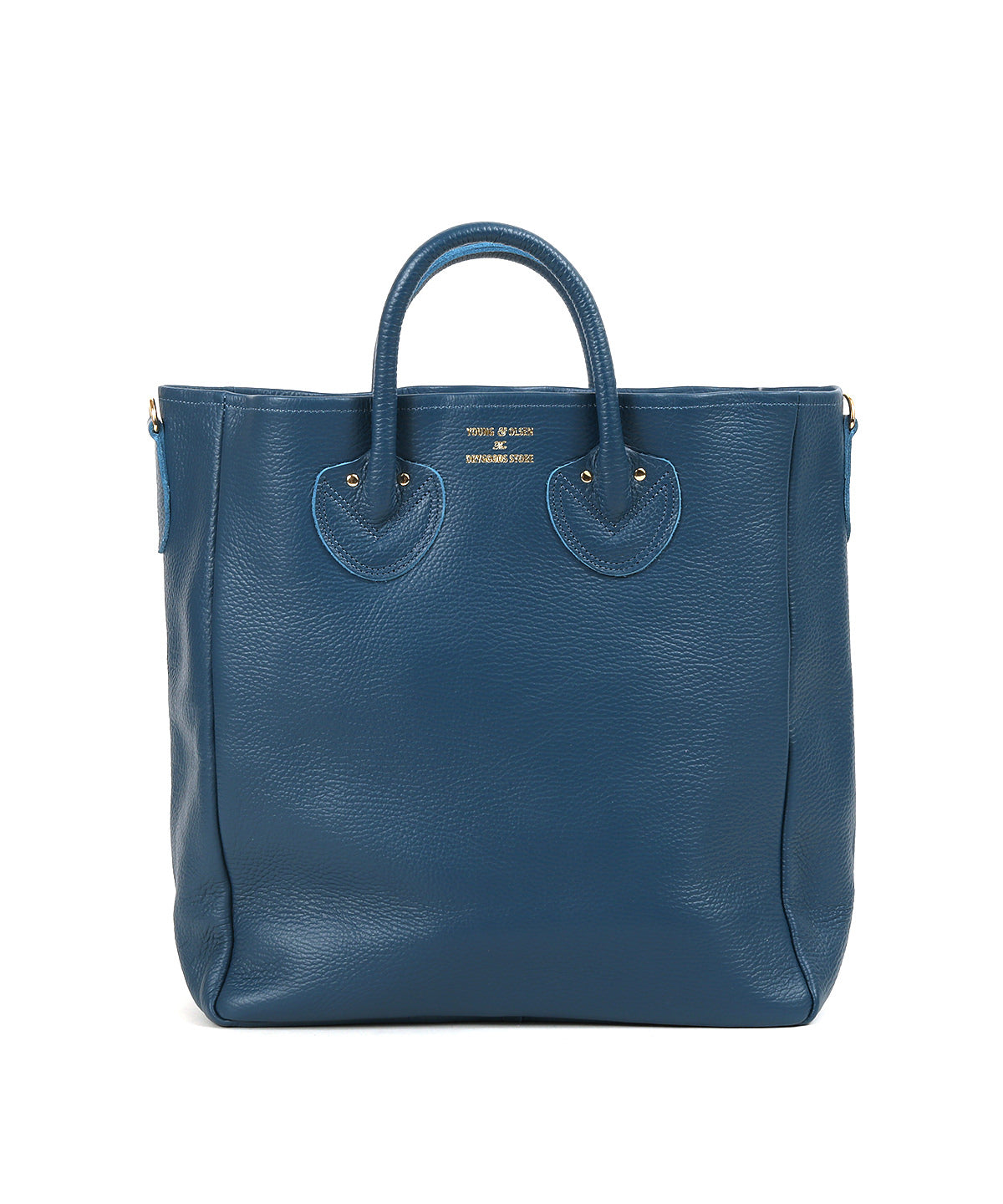 EMBOSSED LEATHER D TOTE M