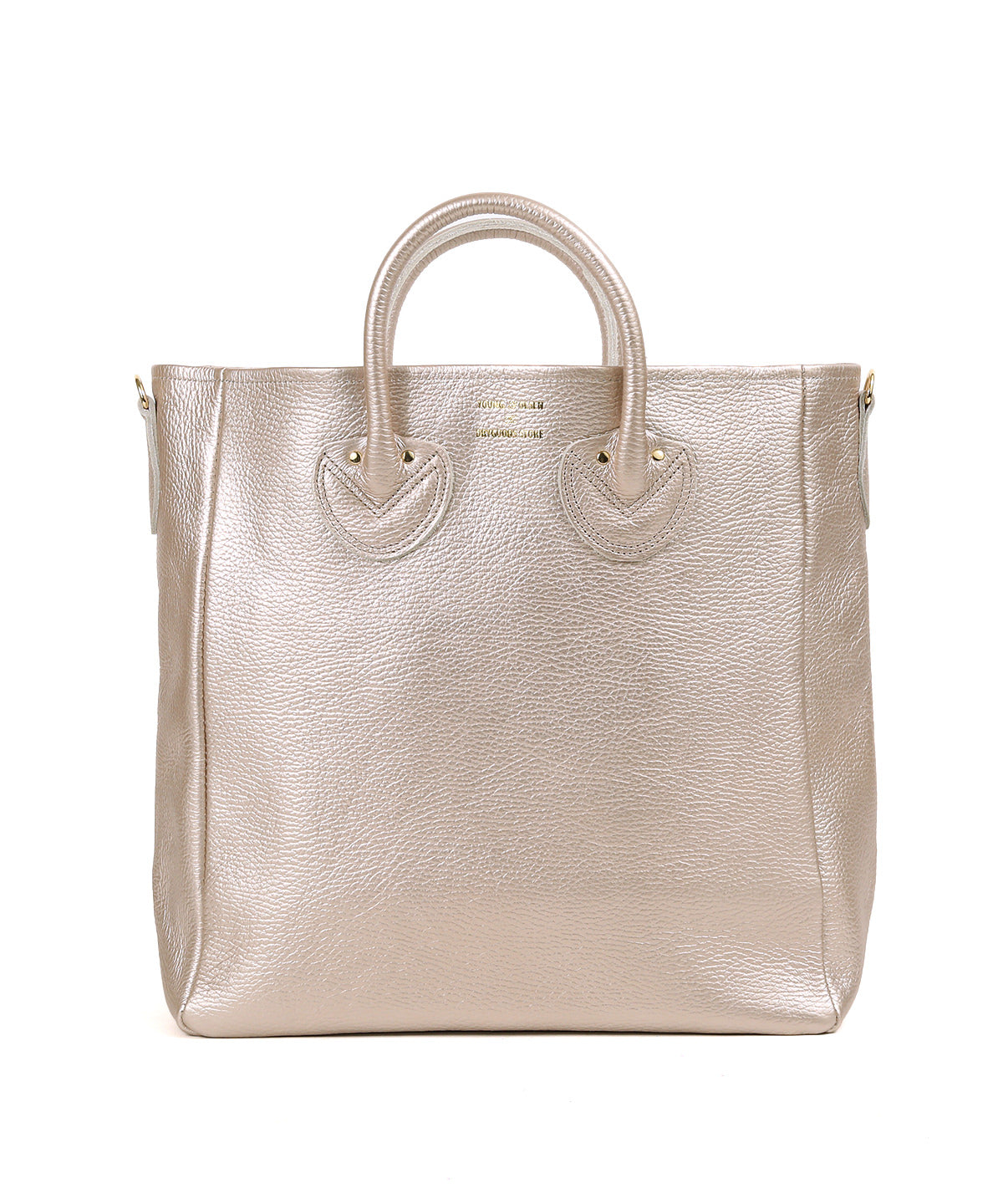 OUNG&OLSEN　EMBOSSED LEATHER TOTE M ブラック