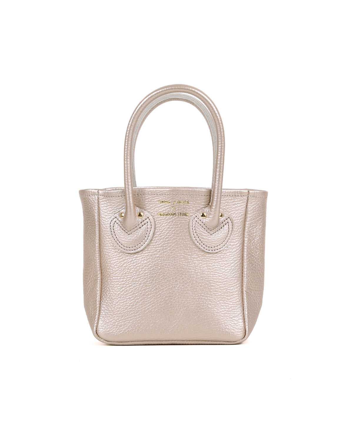 EMBOSSED LEATHER TOTE XS