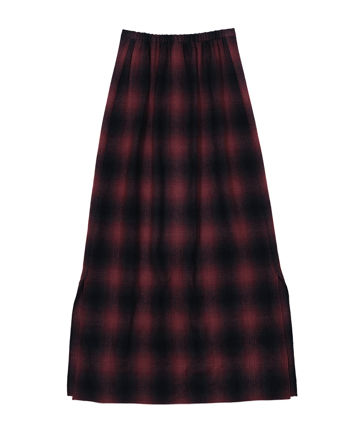 OMBRE PLAID CHIC SKIRT